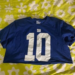 New York Giants crop top